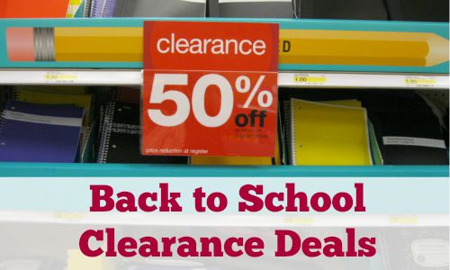 back to school clearance deals