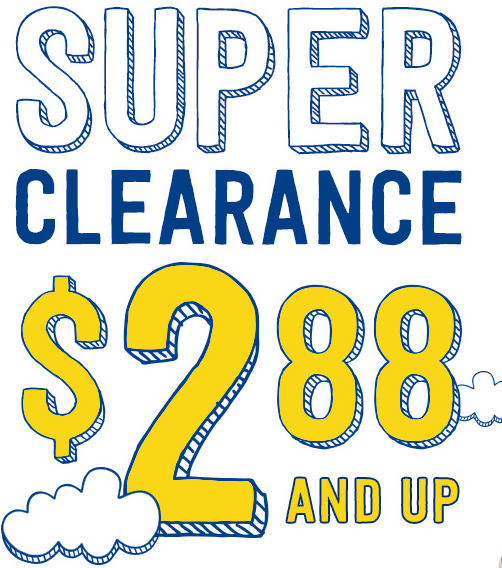 super clearance sale