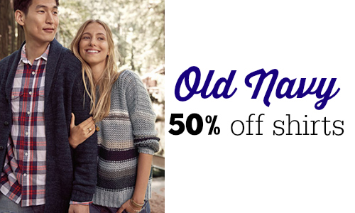 Today only, Old Navy has a flash sale on shirts. You can get shirts ...