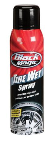 wet tire spray