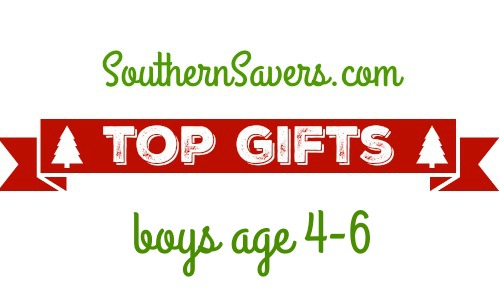 Here's a list of the top 10 gifts for boys age 4-6.