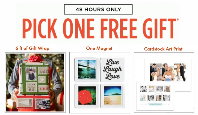 shutterfly free gifts