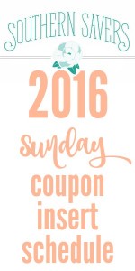 Get the list of all of the Sunday coupon inserts that are coming out in 2016. You'll be able to check which inserts will come in the Sunday newspaper.