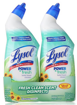lysol toilet bowl cleaner
