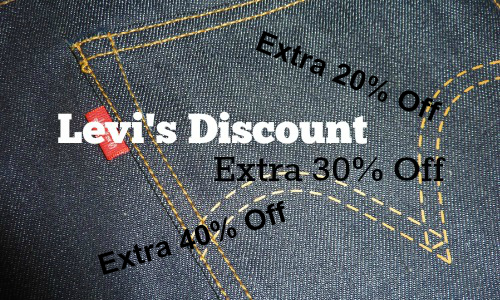 Levi's: 75% Off Sale + Extra 40% off 