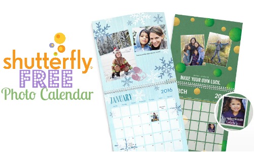 Free Wall Calendar from Shutterfly