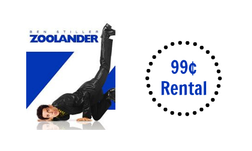 Zoolander Rental for 99¢ on Amazon