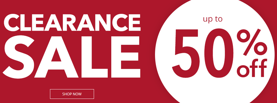 CLN - Don't miss out on our Clearance Sale! Get 50% off on