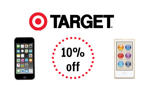 10% off iPods at Target