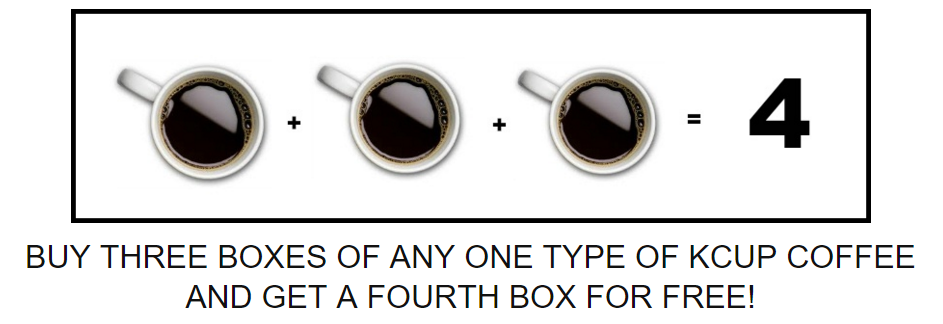 Cross Country Cafe: Buy 3 Boxes of K-Cups, Get 1 Free 