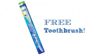 free toothbrush