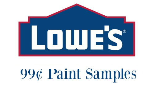 99¢ Paint Samples at Lowes