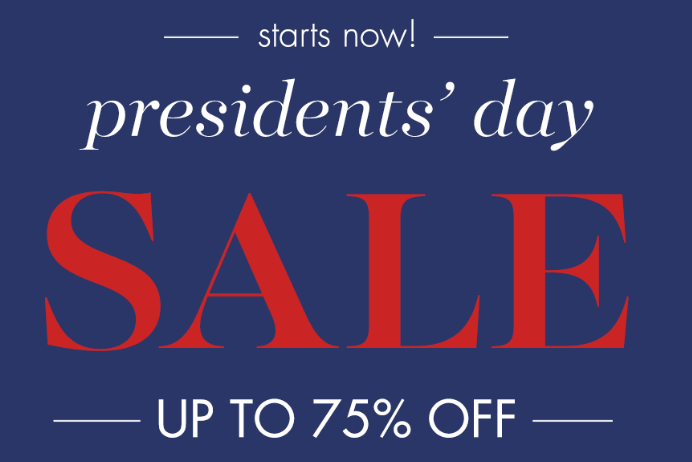 Pottery Barn Kids Presidents Day Sale