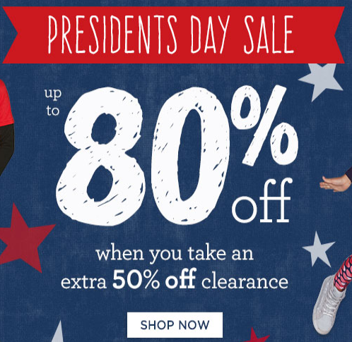 presidents day sale gymboree