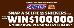 snickers sweepstakes