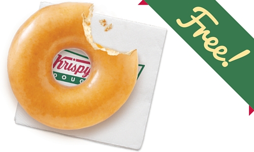 Free Donut at Krispy Kreme