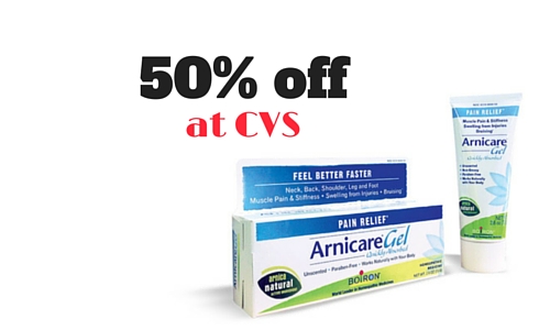 50  off boiron arnicare pain relief at cvs    southern savers