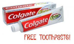 free toothpaste