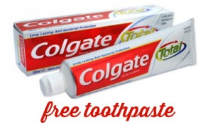free toothpaste
