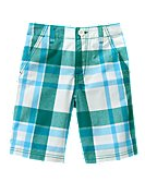 plaid shorts