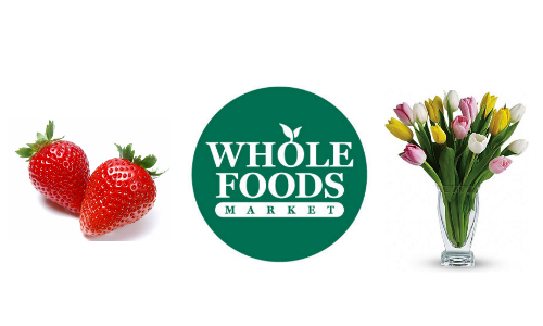 Whole Foods: Strawberry and Tulip Sale