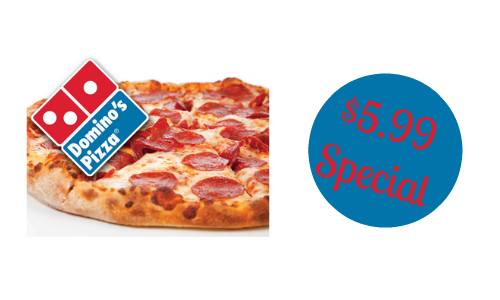 Domino's Pizza: $5.99 Lunch or Dinner