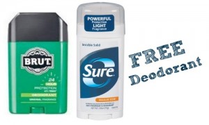 deodorant freebies
