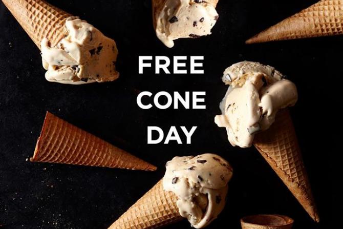 Haagan-Dazs: Free Cone Day 2016