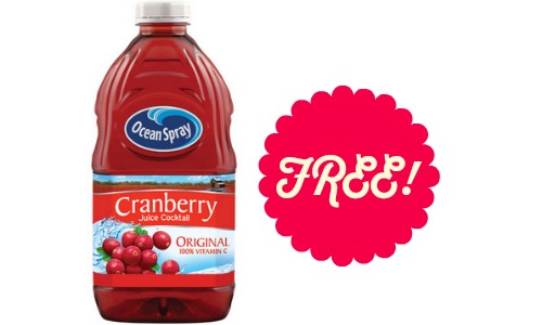 free ocean spray juice