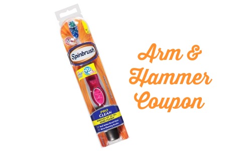 spinbrush Arm & Hammer coupon