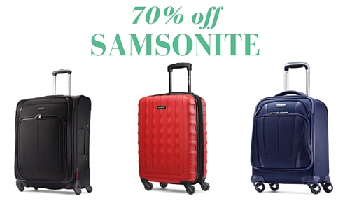 Samsonite Luggage Deals - Up to 70% off + Free Shipping :: Southern Savers