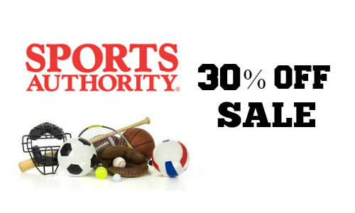 Sports Authority: 30% Off Sale