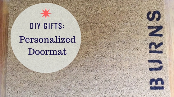 DIY Gifts: Personalized Doormat