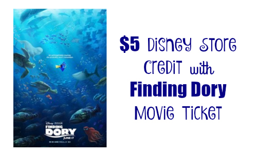 finding dory movie ticket