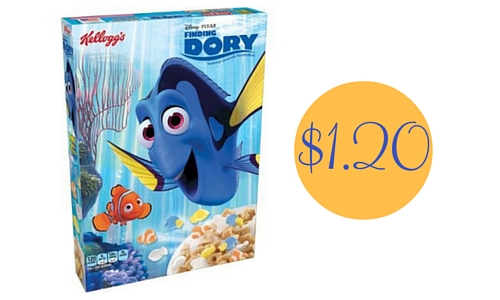 finding dory cereal coupon