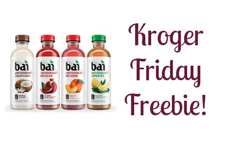 Kroger Friday Freebie: Bai or Bai Bubbles