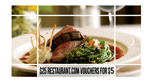$25 Restaurant Voucher, $5