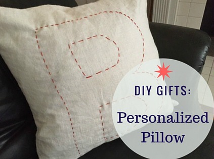 diy personalized pillow