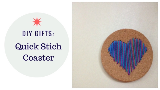 diy gifts quick stitch coasters