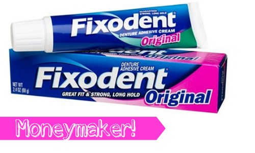 fixodent denture adhesive cream