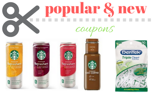 new coupons