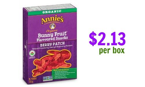 annie's fruit snacks