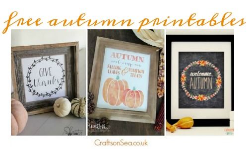autumn printables
