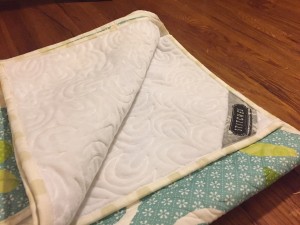 custom quilt back