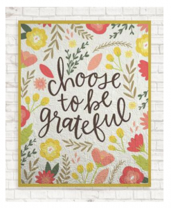 grateful wall hagning