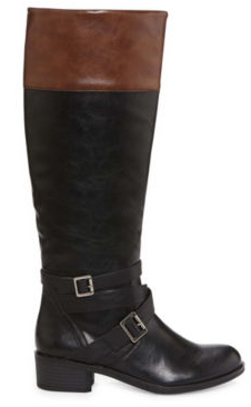 jcpenney black knee high boots