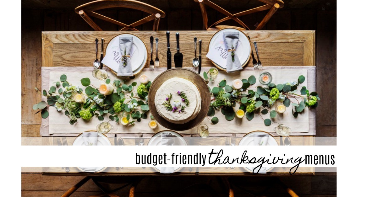 budget-friendly thanksgiving menus