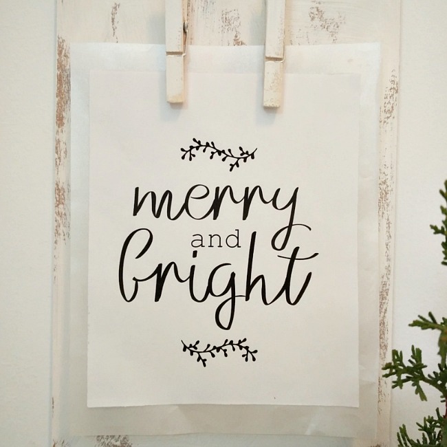 Free Christmas Printables to Frame as Decoration :: Southern Savers