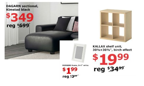 ikea clearance: sofa for 50% off + more :: southern savers