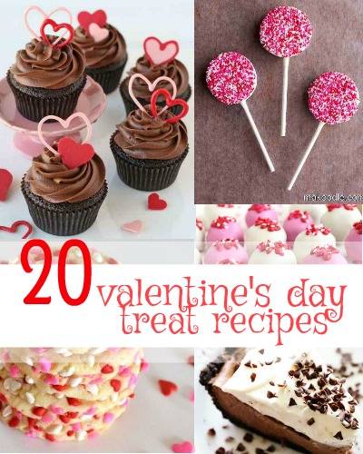 Here is a list of Valentine's Day recipes for sweet treats that would be perfect for your dinner date or for packaging up to give to your friends. 